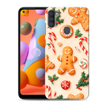 Силиконовый чехол на Samsung Galaxy A11 с принтом Новый год Силиконовый чехол на Samsung Galaxy A11 с принтом Новый год