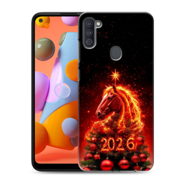 Силиконовый чехол на Samsung Galaxy A11 с принтом Новый год Силиконовый чехол на Samsung Galaxy A11 с принтом Новый год