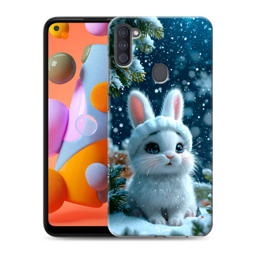 Силиконовый чехол на Samsung Galaxy A11 с принтом Новый год Силиконовый чехол на Samsung Galaxy A11 с принтом Новый год