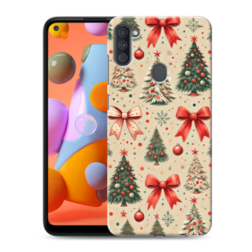 Силиконовый чехол на Samsung Galaxy A11 с принтом Новый год Силиконовый чехол на Samsung Galaxy A11 с принтом Новый год