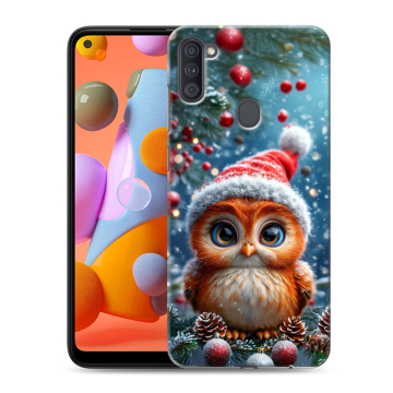 Силиконовый чехол на Samsung Galaxy A11 с принтом Новый год Силиконовый чехол на Samsung Galaxy A11 с принтом Новый год