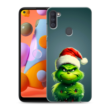 Силиконовый чехол на Samsung Galaxy A11 с принтом Новый год Силиконовый чехол на Samsung Galaxy A11 с принтом Новый год