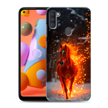 Силиконовый чехол на Samsung Galaxy A11 с принтом Новый год Силиконовый чехол на Samsung Galaxy A11 с принтом Новый год