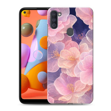 Силиконовый чехол на Samsung Galaxy A11 с принтом женский Силиконовый чехол на Samsung Galaxy A11 с принтом женский