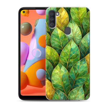 Силиконовый чехол на Samsung Galaxy A11 с принтом женский