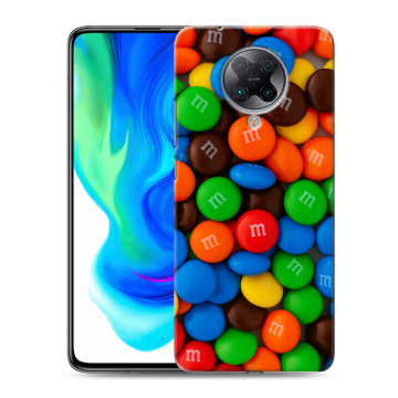Силиконовый чехол на Xiaomi Poco F2 Pro с принтом Конфеты