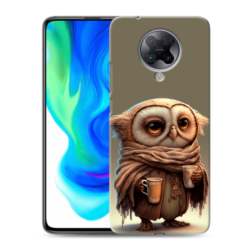 Силиконовый чехол на Xiaomi Poco F2 Pro с принтом Сова Силиконовый чехол на Xiaomi Poco F2 Pro с принтом Сова