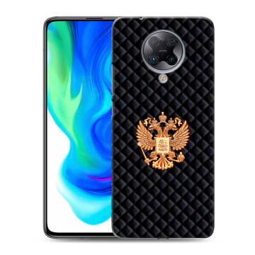 Силиконовый чехол на Xiaomi Poco F2 Pro с принтом Герб России принт Силиконовый чехол на Xiaomi Poco F2 Pro с принтом Герб России принт