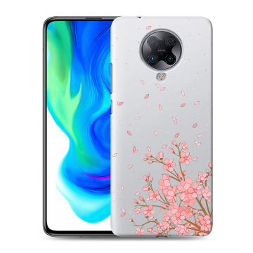 Силиконовый чехол на Xiaomi Poco F2 Pro с принтом Ветка сакуры Силиконовый чехол на Xiaomi Poco F2 Pro с принтом Ветка сакуры