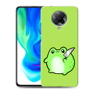 Силиконовый чехол на Xiaomi Poco F2 Pro с принтом Лягушенок Силиконовый чехол на Xiaomi Poco F2 Pro с принтом Лягушенок