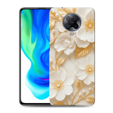 Силиконовый чехол на Xiaomi Poco F2 Pro с принтом Цветы Силиконовый чехол на Xiaomi Poco F2 Pro с принтом Цветы