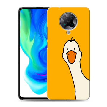 Силиконовый чехол на Xiaomi Poco F2 Pro с принтом Утка