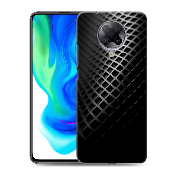 Силиконовый чехол на Xiaomi Poco F2 Pro с принтом Текстура металла Силиконовый чехол на Xiaomi Poco F2 Pro с принтом Текстура металла