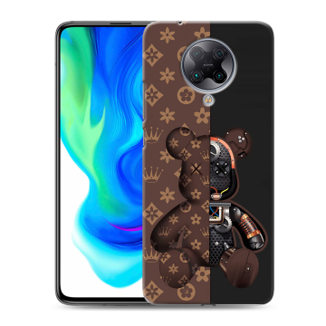 Силиконовый чехол на Xiaomi Poco F2 Pro с принтом Луи робот Силиконовый чехол на Xiaomi Poco F2 Pro с принтом Луи робот
