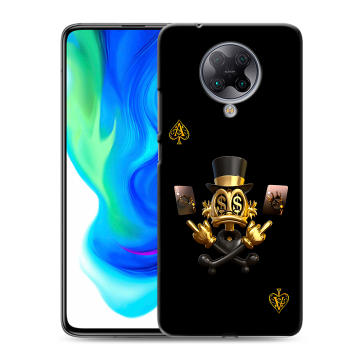 Силиконовый чехол на Xiaomi Poco F2 Pro с принтом Золотой скрудж макдак Силиконовый чехол на Xiaomi Poco F2 Pro с принтом Золотой скрудж макдак