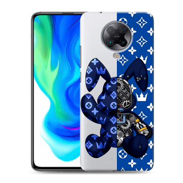 Силиконовый чехол на Xiaomi Poco F2 Pro с принтом Луи робот Силиконовый чехол на Xiaomi Poco F2 Pro с принтом Луи робот