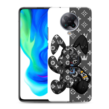 Силиконовый чехол на Xiaomi Poco F2 Pro с принтом Луи робот Силиконовый чехол на Xiaomi Poco F2 Pro с принтом Луи робот