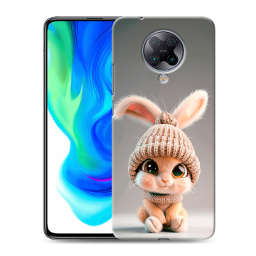 Силиконовый чехол на Xiaomi Poco F2 Pro с принтом Кролик