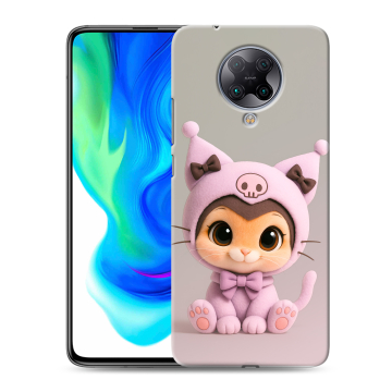 Силиконовый чехол на Xiaomi Poco F2 Pro с принтом Куроми Kuromi Силиконовый чехол на Xiaomi Poco F2 Pro с принтом Куроми Kuromi