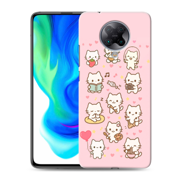 Силиконовый чехол на Xiaomi Poco F2 Pro с принтом Hello Kitty Хелоу Кити Силиконовый чехол на Xiaomi Poco F2 Pro с принтом Hello Kitty Хелоу Кити