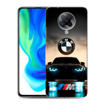Силиконовый чехол на Xiaomi Poco F2 Pro с принтом БМВ BMW