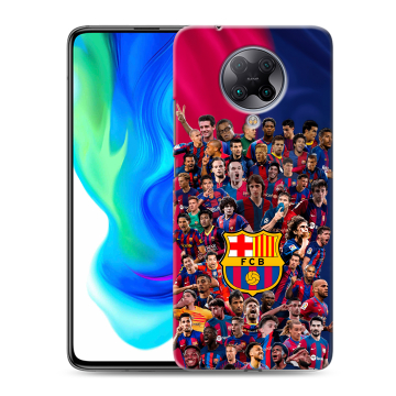 Силиконовый чехол на Xiaomi Poco F2 Pro с принтом Барселона Barcelona Силиконовый чехол на Xiaomi Poco F2 Pro с принтом Барселона Barcelona