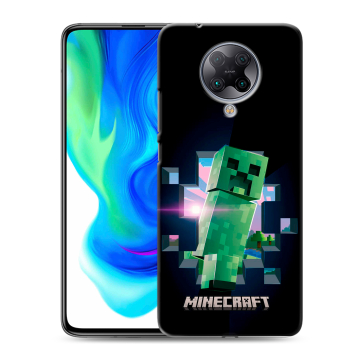 Силиконовый чехол на Xiaomi Poco F2 Pro с принтом Майнкрафт Minecraft Силиконовый чехол на Xiaomi Poco F2 Pro с принтом Майнкрафт Minecraft