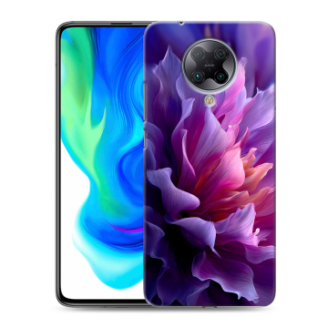 Силиконовый чехол на Xiaomi Poco F2 Pro с принтом женский цветы Силиконовый чехол на Xiaomi Poco F2 Pro с принтом женский цветы