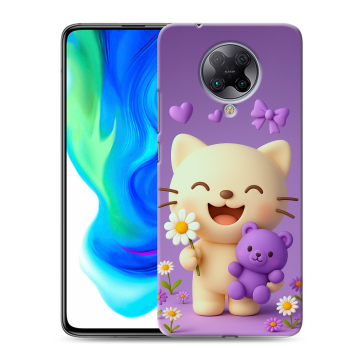 Силиконовый чехол на Xiaomi Poco F2 Pro с принтом для девочек Силиконовый чехол на Xiaomi Poco F2 Pro с принтом для девочек
