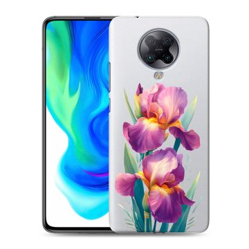 Силиконовый чехол на Xiaomi Poco F2 Pro с принтом Цветы орхидеи