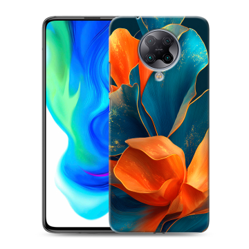 Силиконовый чехол на Xiaomi Poco F2 Pro с принтом Цветы