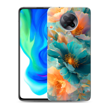 Силиконовый чехол на Xiaomi Poco F2 Pro с принтом Цветы