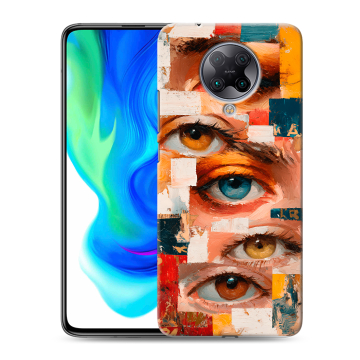 Силиконовый чехол на Xiaomi Poco F2 Pro с принтом Модный принт