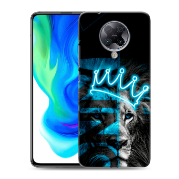 Силиконовый чехол на Xiaomi Poco F2 Pro с принтом Король лев
