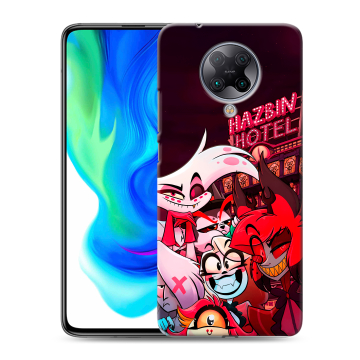 Силиконовый чехол на Xiaomi Poco F2 Pro с принтом Hazbin Hotel Отель Хазбин Силиконовый чехол на Xiaomi Poco F2 Pro с принтом Hazbin Hotel Отель Хазбин