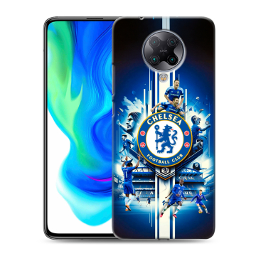 Силиконовый чехол на Xiaomi Poco F2 Pro с принтом Chelsea Челси