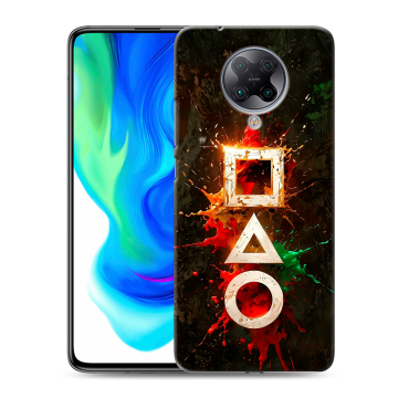 Силиконовый чехол на Xiaomi Poco F2 Pro с принтом Squid Game Игра кальмара Силиконовый чехол на Xiaomi Poco F2 Pro с принтом Squid Game Игра кальмара
