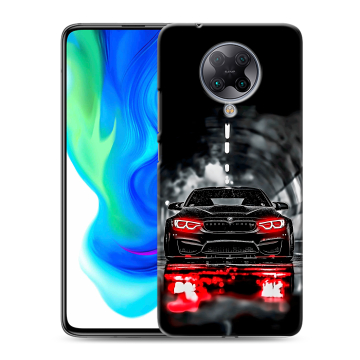 Силиконовый чехол на Xiaomi Poco F2 Pro с принтом BMW БМВ