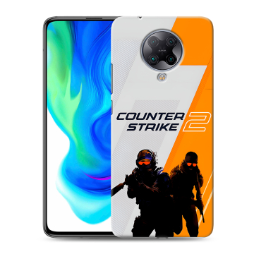 Силиконовый чехол на Xiaomi Poco F2 Pro с принтом Counter Strike Силиконовый чехол на Xiaomi Poco F2 Pro с принтом Counter Strike