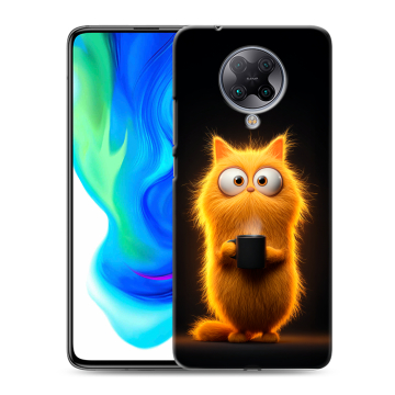 Силиконовый чехол на Xiaomi Poco F2 Pro с принтом Смешной кот Силиконовый чехол на Xiaomi Poco F2 Pro с принтом Смешной кот