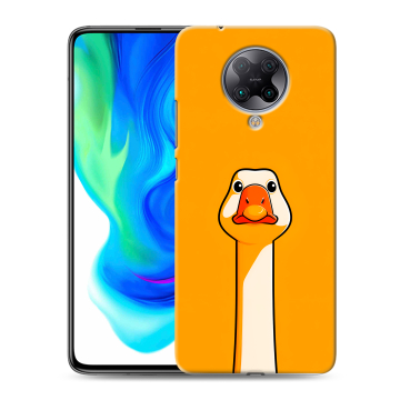 Силиконовый чехол на Xiaomi Poco F2 Pro с принтом Смешная утка