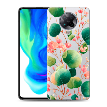 Силиконовый чехол на Xiaomi Poco F2 Pro с принтом женский