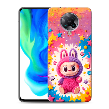 Силиконовый чехол на Xiaomi Poco F2 Pro с принтом Labubu Лабубу Силиконовый чехол на Xiaomi Poco F2 Pro с принтом Labubu Лабубу