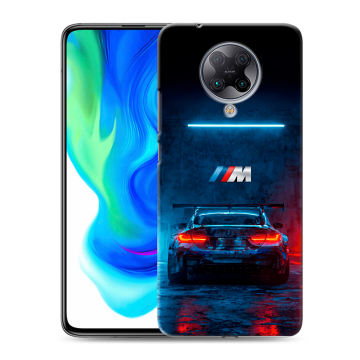 Силиконовый чехол на Xiaomi Poco F2 Pro с принтом BMW БМВ Силиконовый чехол на Xiaomi Poco F2 Pro с принтом BMW БМВ