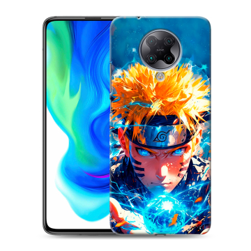 Силиконовый чехол на Xiaomi Poco F2 Pro с принтом Аниме Наруто Naruto