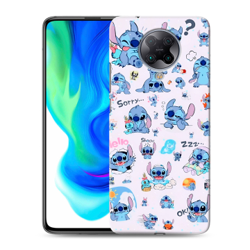 Силиконовый чехол на Xiaomi Poco F2 Pro с принтом Лило и Стич Силиконовый чехол на Xiaomi Poco F2 Pro с принтом Лило и Стич