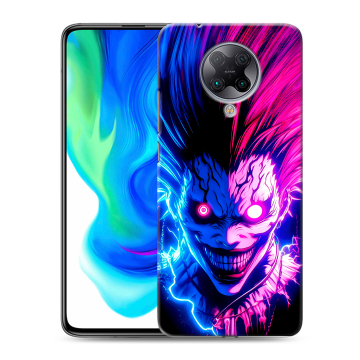 Силиконовый чехол на Xiaomi Poco F2 Pro с принтом Death note Тетрадь смерти