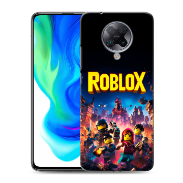 Силиконовый чехол на Xiaomi Poco F2 Pro с принтом Roblox Роблокс Силиконовый чехол на Xiaomi Poco F2 Pro с принтом Roblox Роблокс