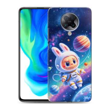 Силиконовый чехол на Xiaomi Poco F2 Pro с принтом Labubu Лабубу Силиконовый чехол на Xiaomi Poco F2 Pro с принтом Labubu Лабубу
