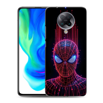 Силиконовый чехол на Xiaomi Poco F2 Pro с принтом Spiderman Человек паук Силиконовый чехол на Xiaomi Poco F2 Pro с принтом Spiderman Человек паук